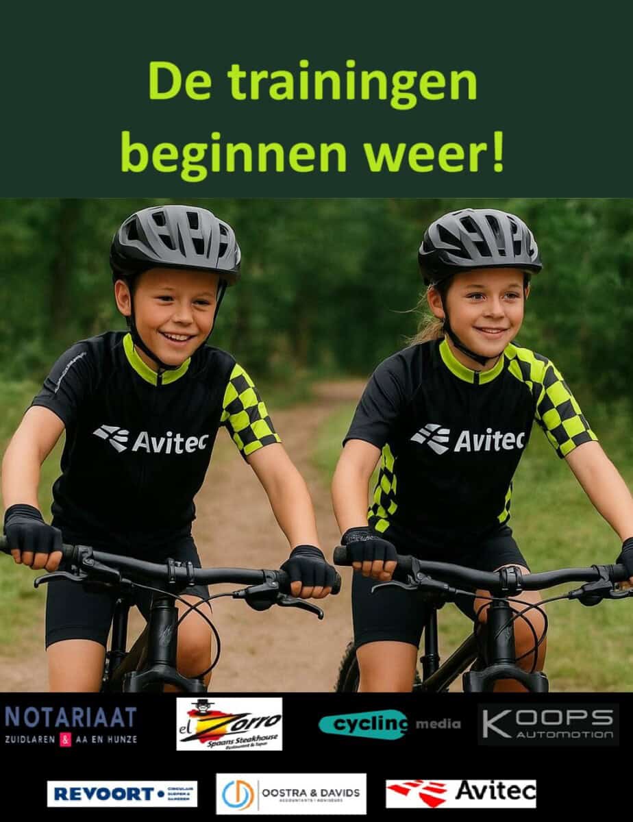 🚵‍♂️ De trainingen beginnen weer! 🚵‍♀️